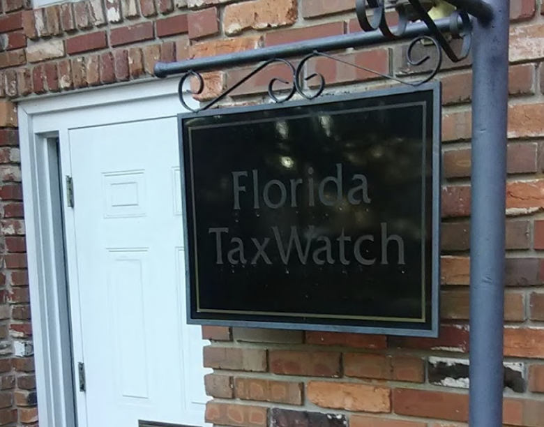 The sign outside of the Florida Taxwatch